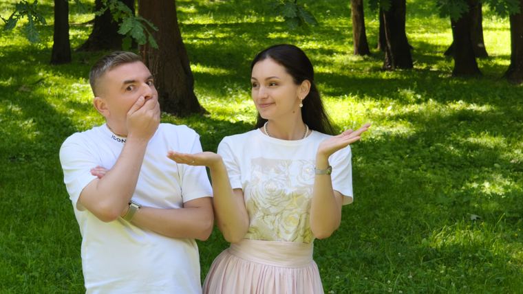 Артем і Анна жартують